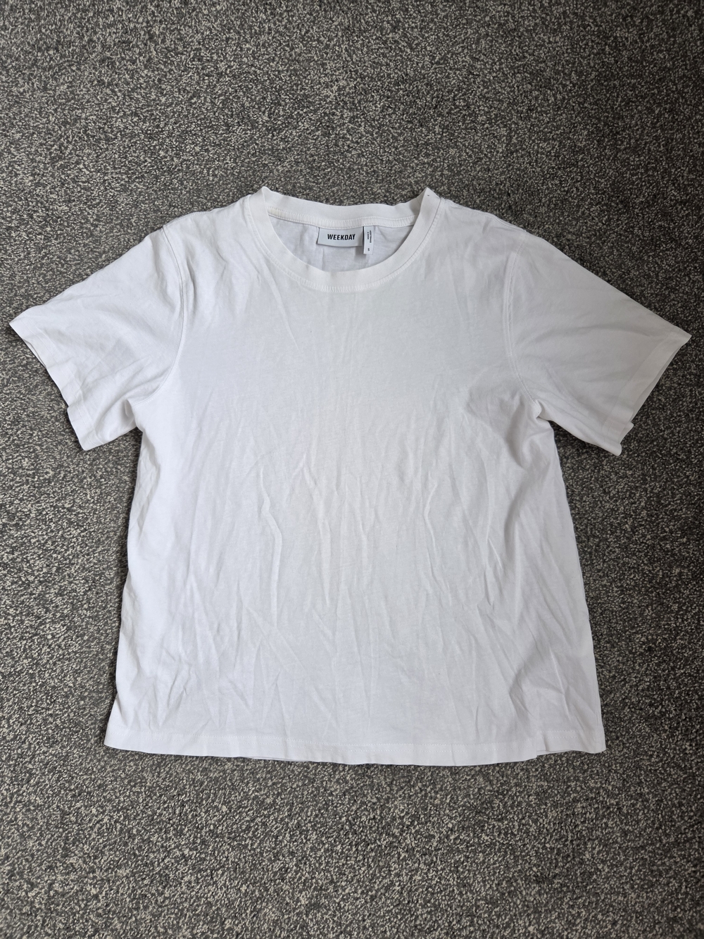 Weekday Men’s White Short Sleeve Crew Tee